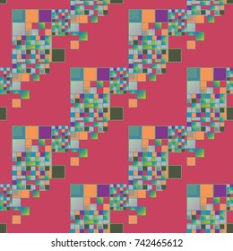 Abstract color seamless pattern for new background.