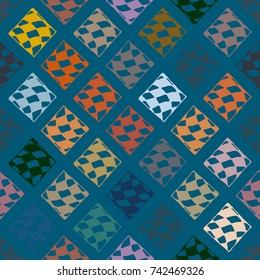 Abstract color seamless pattern for new background.