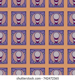 Abstract color seamless pattern for new background.