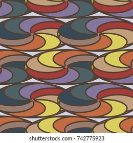Abstract color seamless pattern for new background.