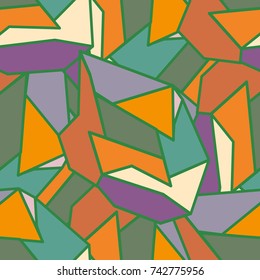 Abstract color seamless pattern for new background.