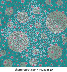 Abstract color seamless pattern for new background.