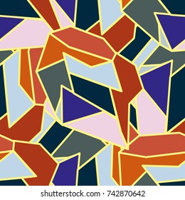 Abstract color seamless pattern for new background.