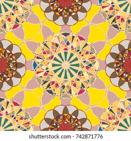 Abstract color seamless pattern for new background.