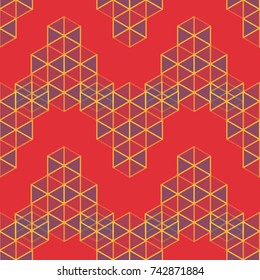 Abstract color seamless pattern for new background.