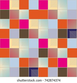 Abstract color seamless pattern for new background.