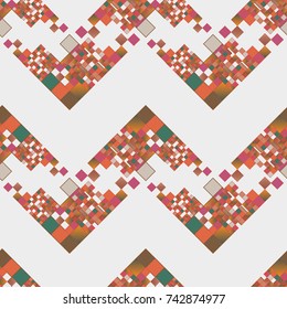 Abstract color seamless pattern for new background.