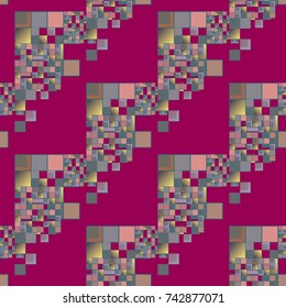Abstract color seamless pattern for new background.
