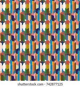 Abstract color seamless pattern for new background.