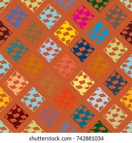 Abstract color seamless pattern for new background.