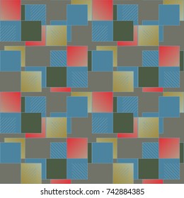 Abstract color seamless pattern for new background.
