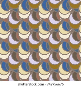 Abstract color seamless pattern for new background.
