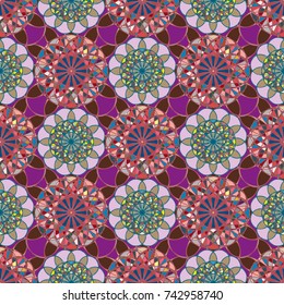 Abstract color seamless pattern for new background.