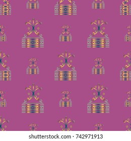 Abstract color seamless pattern for new background.