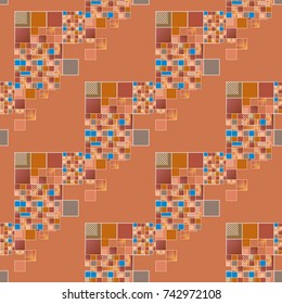 Abstract color seamless pattern for new background.