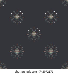 Abstract color seamless pattern for new background.