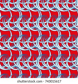 Abstract color seamless pattern for new background.
