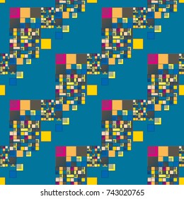 Abstract color seamless pattern for new background.