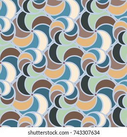 Abstract color seamless pattern for new background.