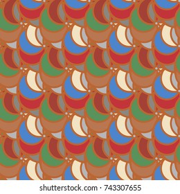 Abstract color seamless pattern for new background.