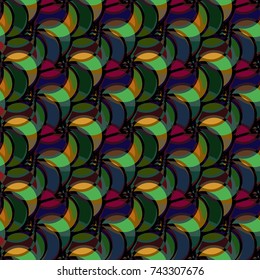 Abstract color seamless pattern for new background.