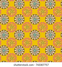 Abstract color seamless pattern for new background.
