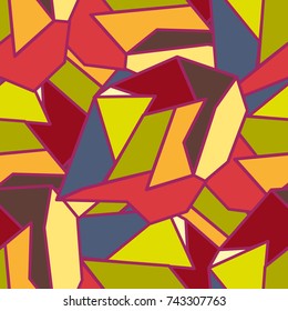 Abstract color seamless pattern for new background.