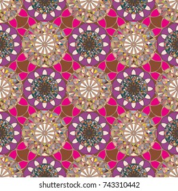 Abstract color seamless pattern for new background.