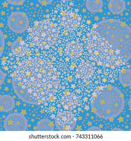 Abstract color seamless pattern for new background.