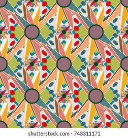 Abstract color seamless pattern for new background.