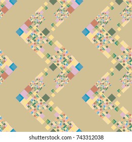 Abstract color seamless pattern for new background.