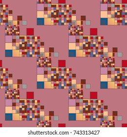 Abstract color seamless pattern for new background.