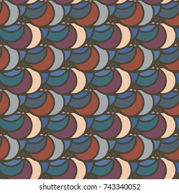 Abstract color seamless pattern for new background.