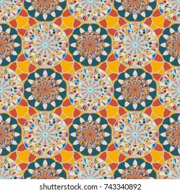 Abstract color seamless pattern for new background.