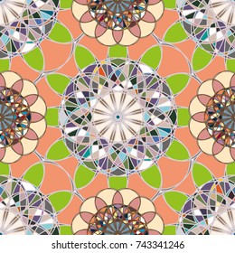 Abstract color seamless pattern for new background.