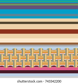 Abstract color seamless pattern for new background.