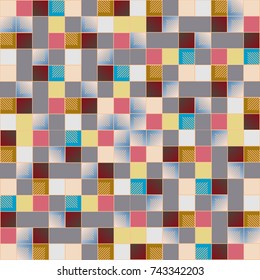 Abstract color seamless pattern for new background.
