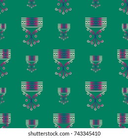 Abstract color seamless pattern for new background.