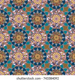 Abstract color seamless pattern for new background.