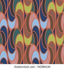 Abstract color seamless pattern for new background.