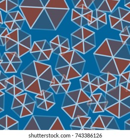 Abstract color seamless pattern for new background.