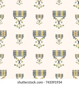 Abstract color seamless pattern for new background.