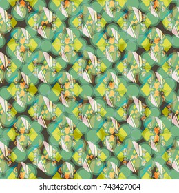 Abstract color seamless pattern for new background.