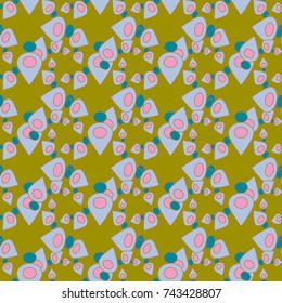 Abstract color seamless pattern for new background.