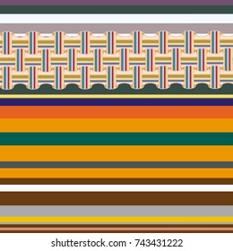 Abstract color seamless pattern for new background.