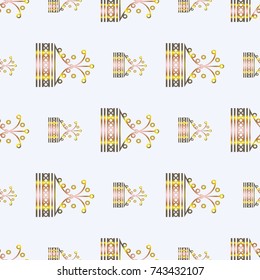 Abstract color seamless pattern for new background.