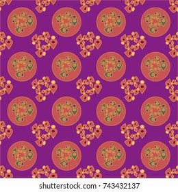 Abstract color seamless pattern for new background.