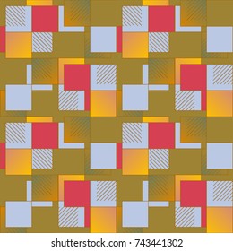 Abstract color seamless pattern for new background.