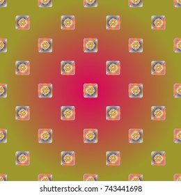 Abstract color seamless pattern for new background.