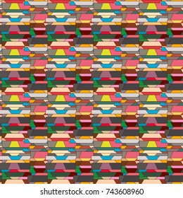 Abstract color seamless pattern for new background.